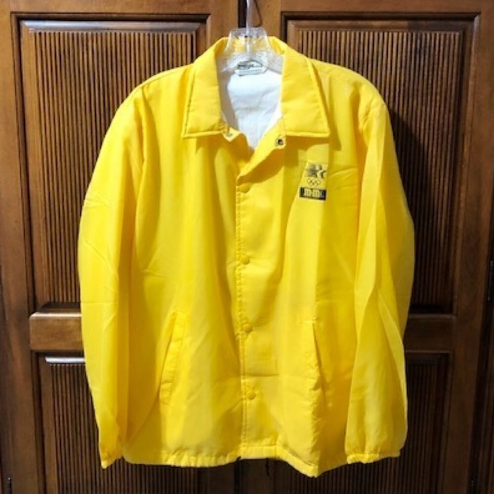 vintage Eagle Mars Inc. M&M's Official Snack Food 1983 Olympic Games Jacket
